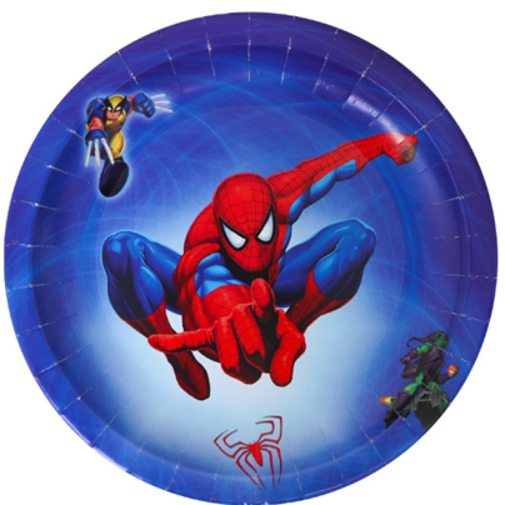 Spiderman Paper Plate 10 PCS | Party Supplies Table Decoration